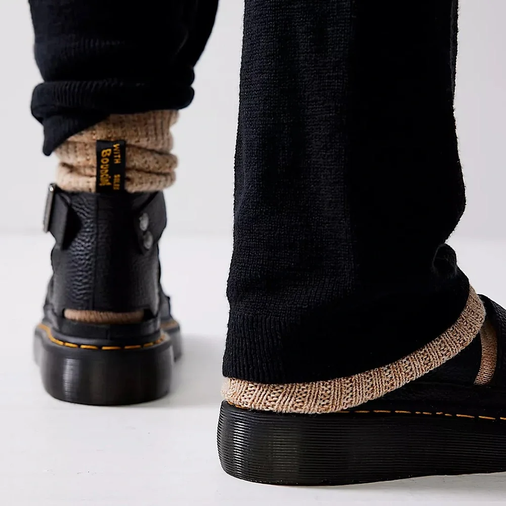 NEW Dr. Martens Clarissa II Quad Flatform In Black - Picture 3 of 12